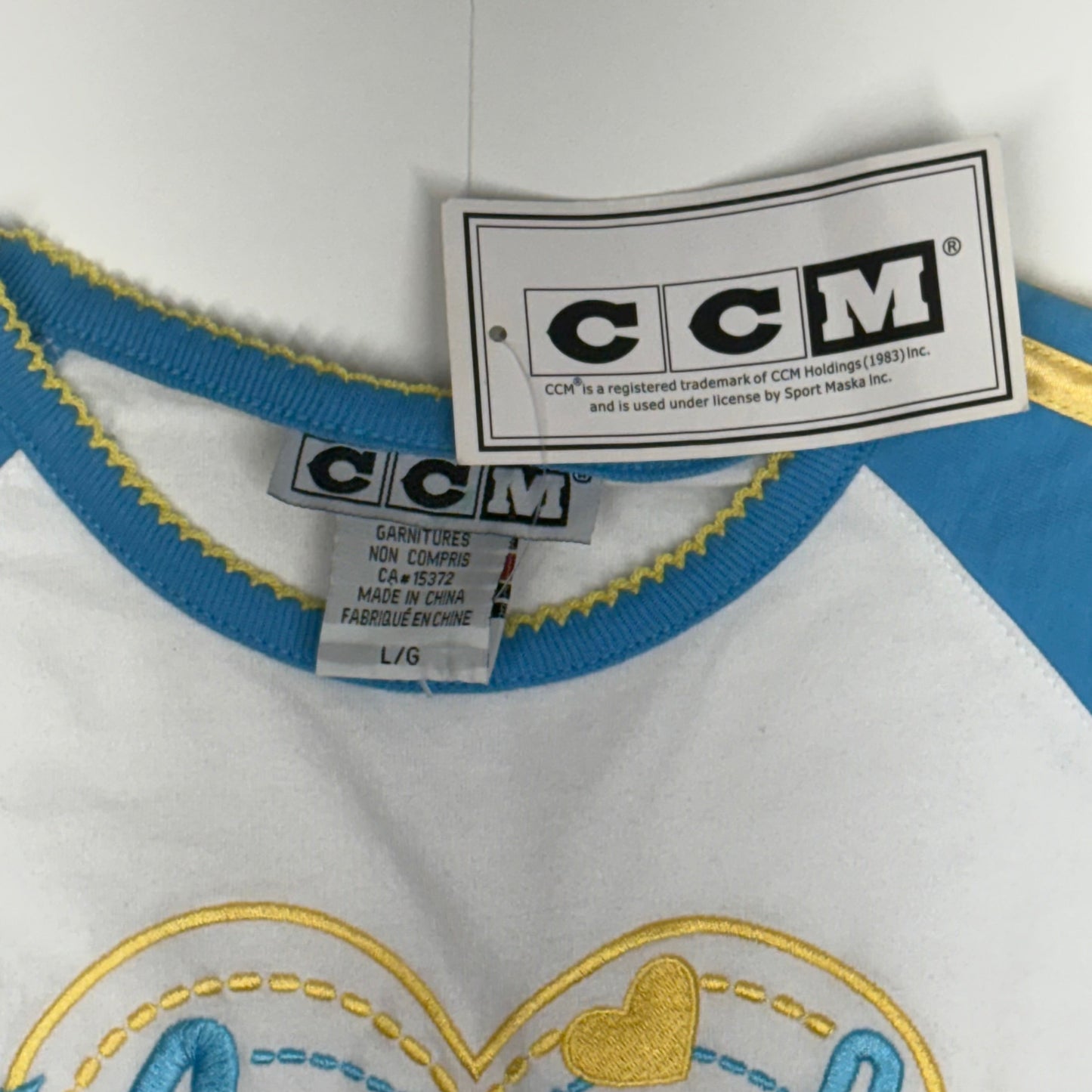 Angel embroidered CCM tee