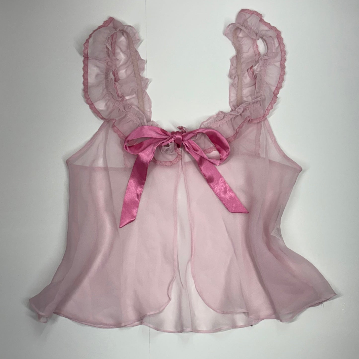 Tie Front Babydoll Top By Fredrick’s Of Hollywood
