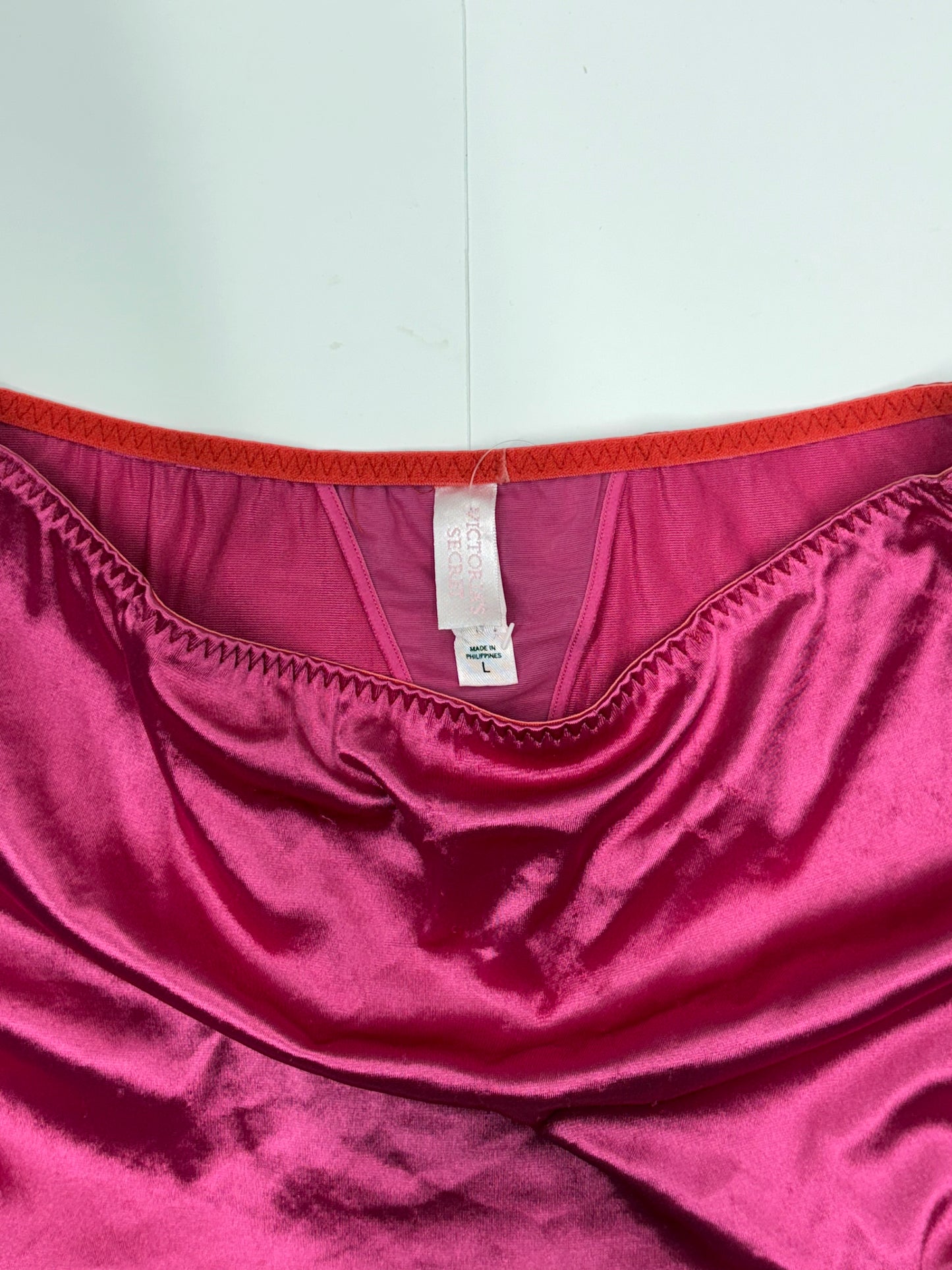 Victoria’s Secret Garter Belt Mini Skirt Pink & Red