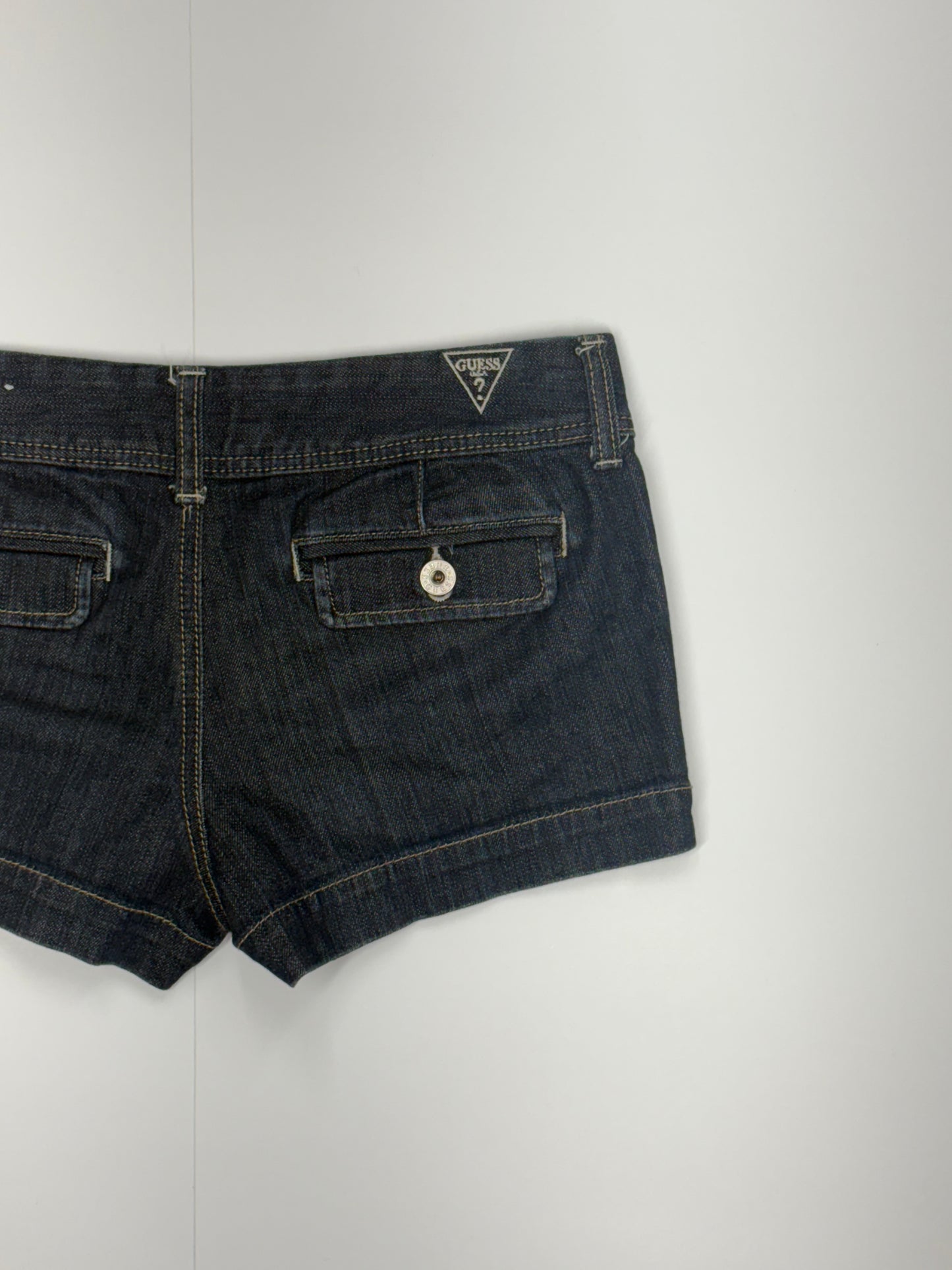 Guess micro mini denim shorts