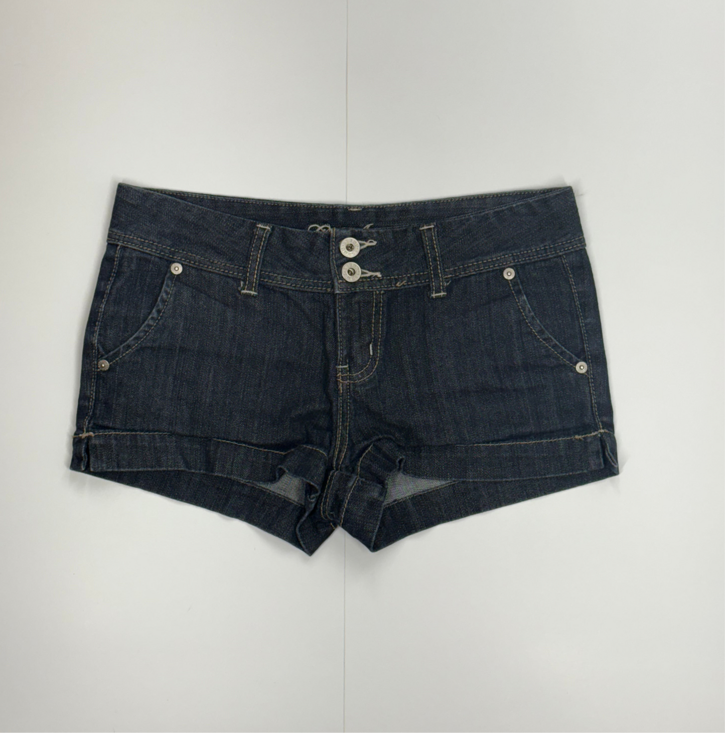 Guess micro mini denim shorts