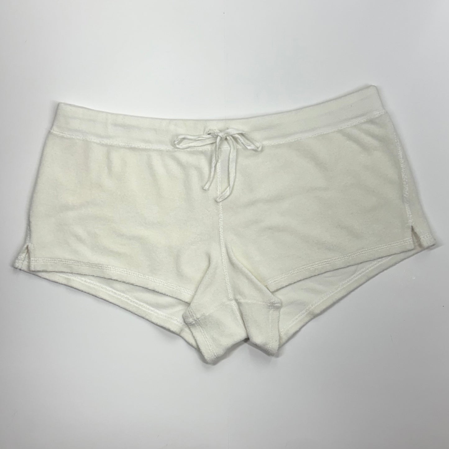 Roots White Terrycloth Shorts