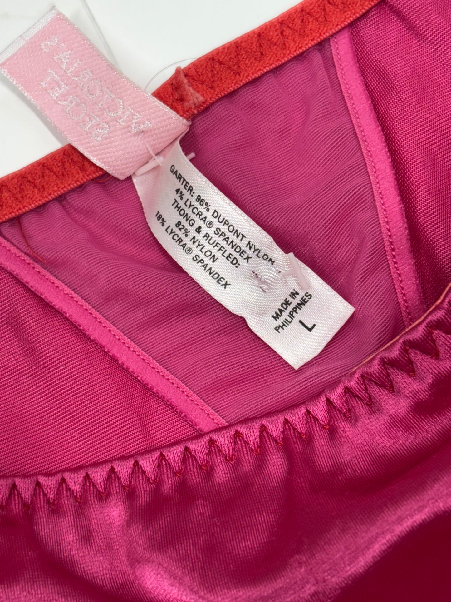 Victoria’s Secret Garter Belt Mini Skirt Pink & Red