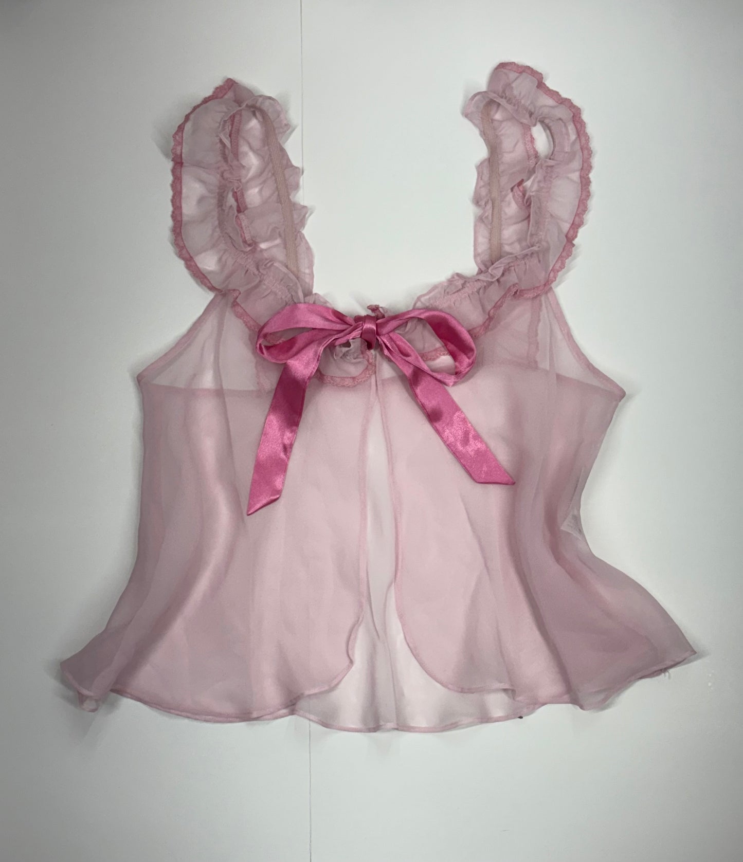 Tie Front Babydoll Top By Fredrick’s Of Hollywood
