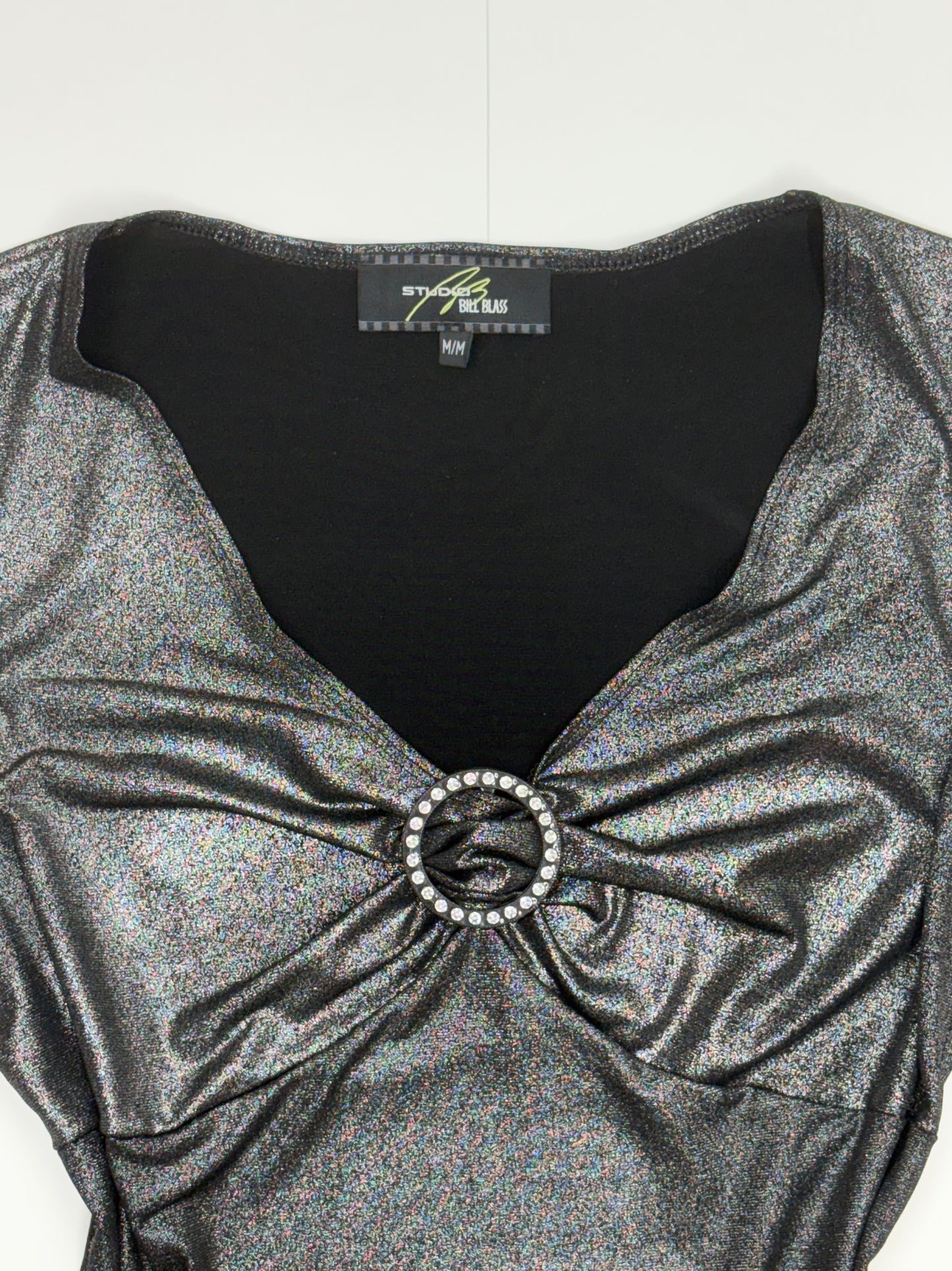 Silver V-Neck Tank