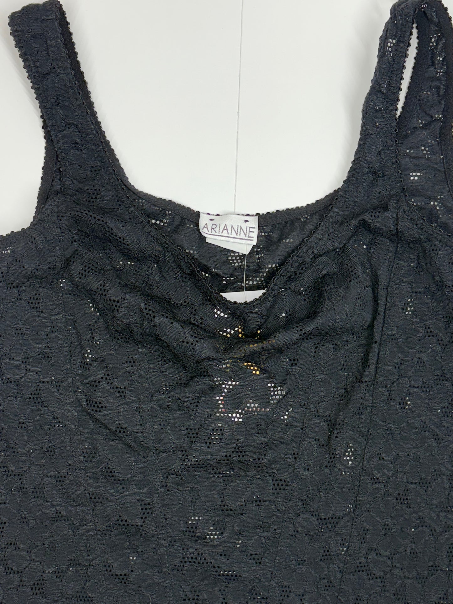 Black lace tank