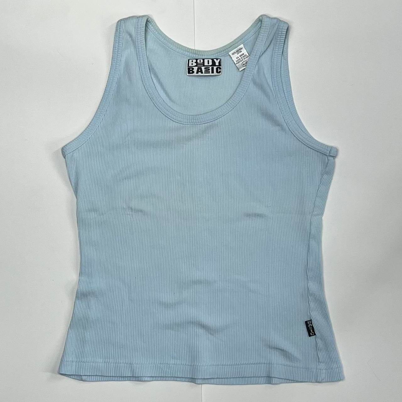 90’s basic blue tank