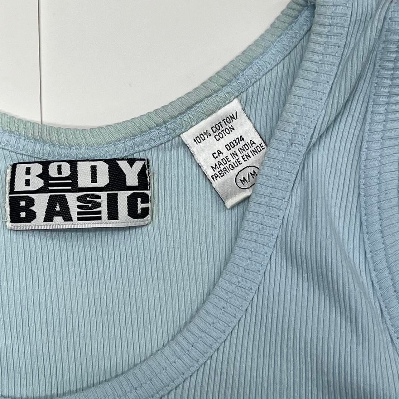 90’s basic blue tank