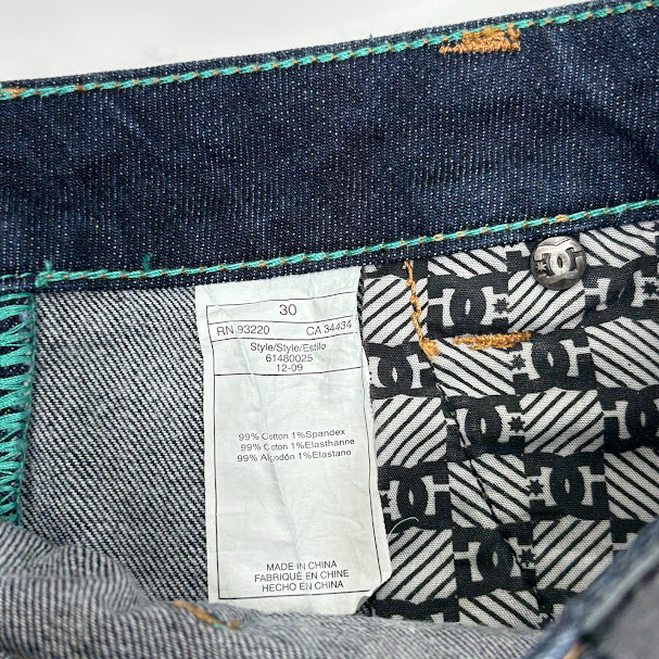DC Shoes Dark Wash Denim Mini Skirt